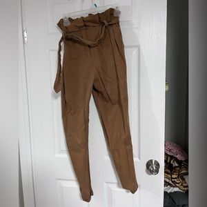 paper bag waist pants
